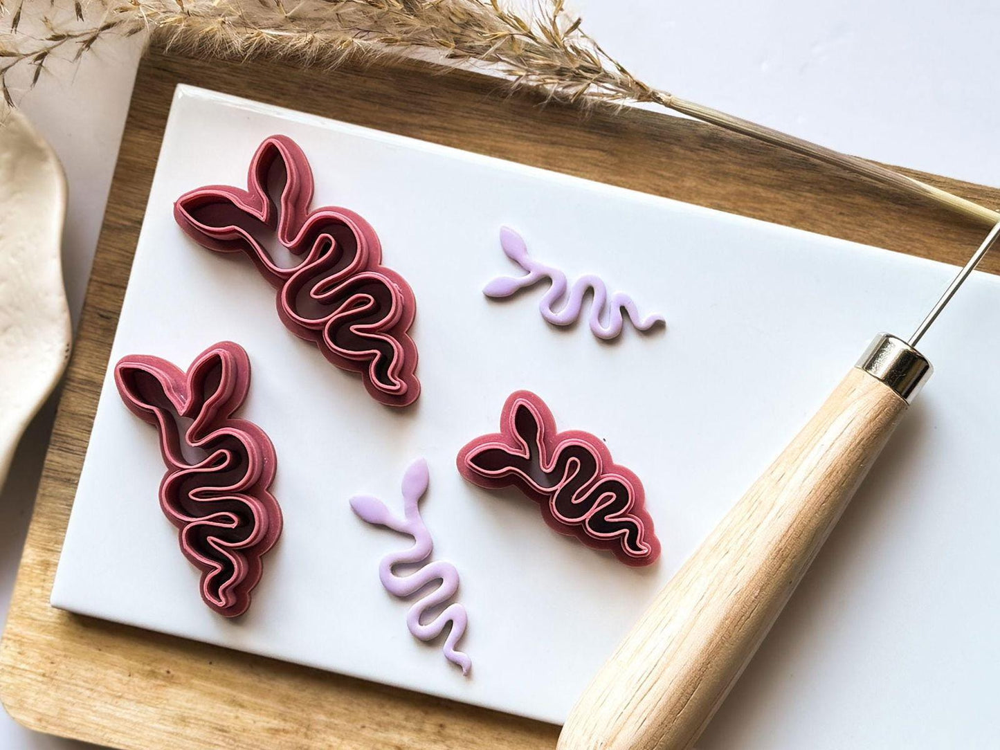 2 Headed Snake Clay Cutter - Fabled Cutters