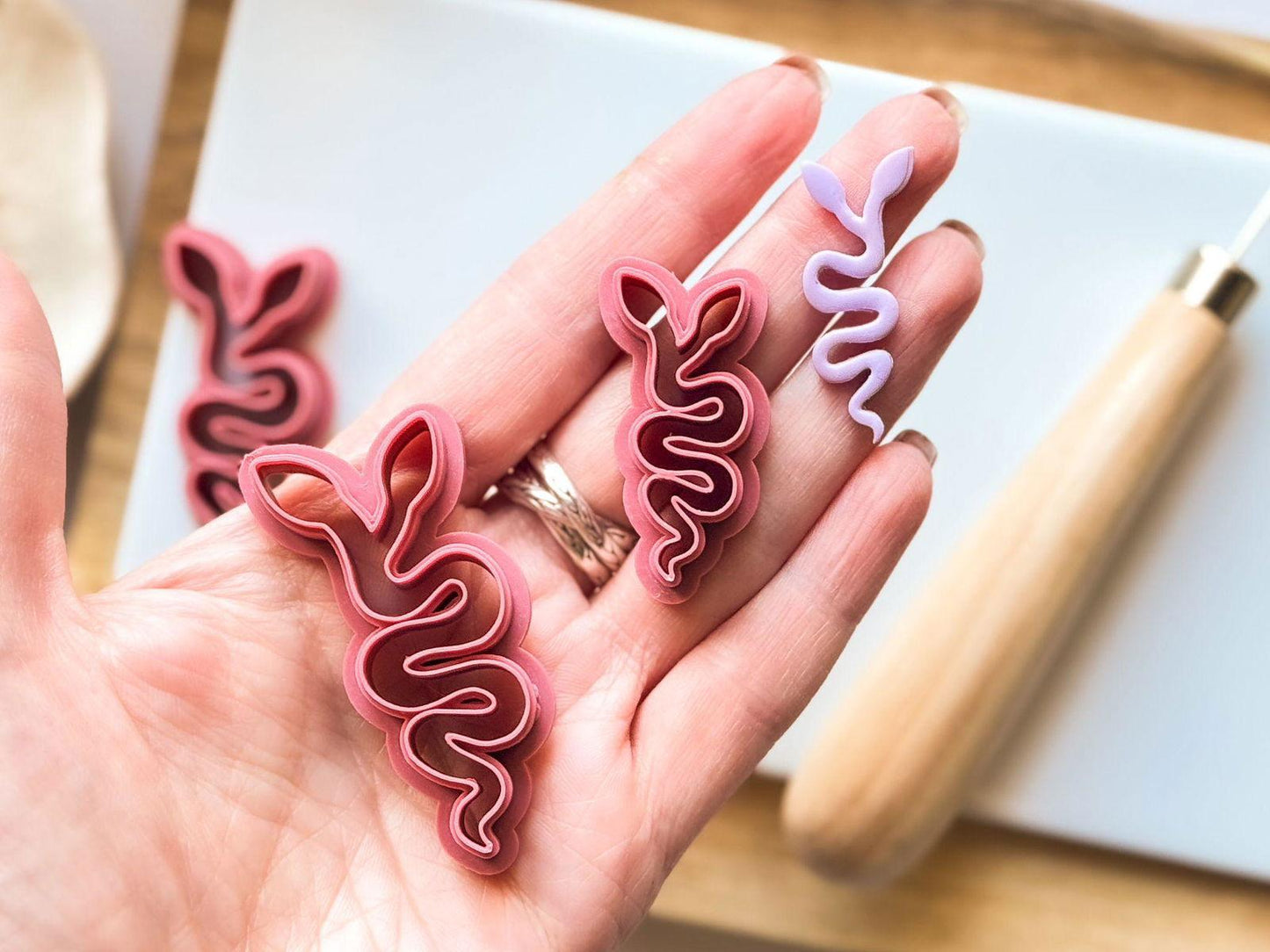 2 Headed Snake Clay Cutter - Fabled Cutters
