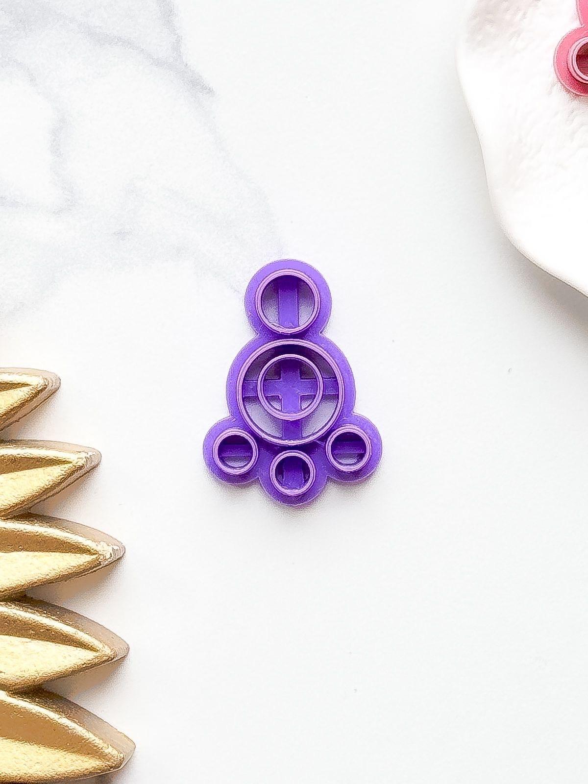 5 in 1 Circular Boho Polymer Clay Cutters - Fabled Cutters
