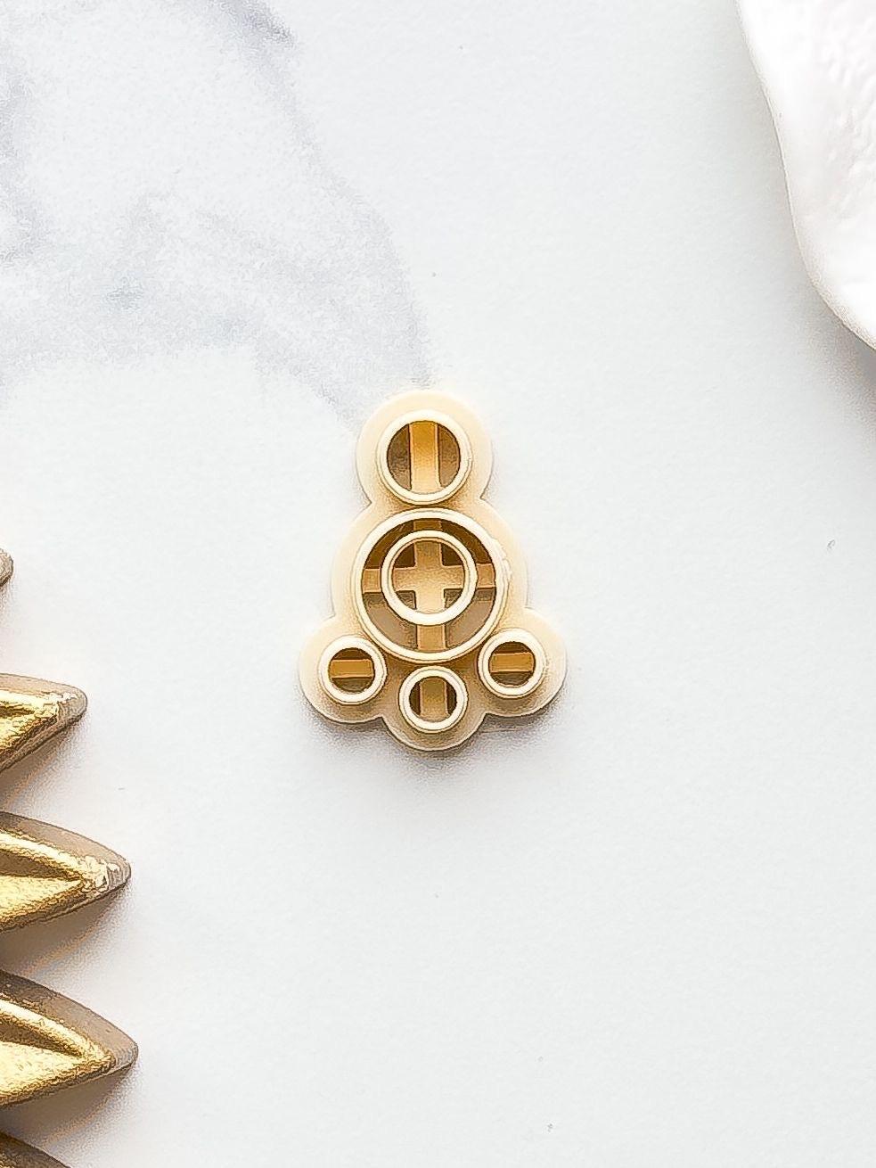 5 in 1 Circular Boho Polymer Clay Cutters - Fabled Cutters