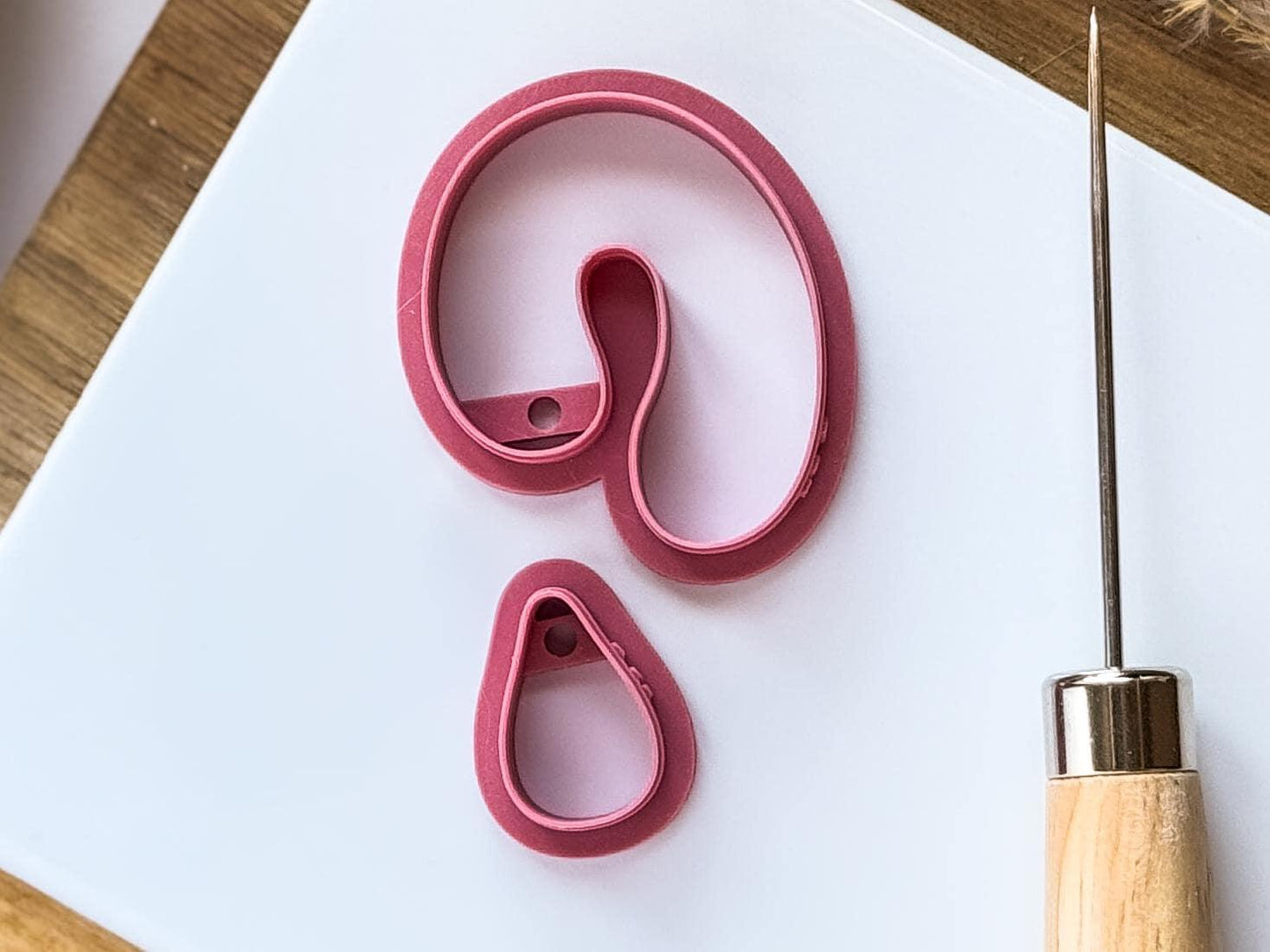 Abstract Clay Earring Cutter Set of 2 - Fabled Cutters