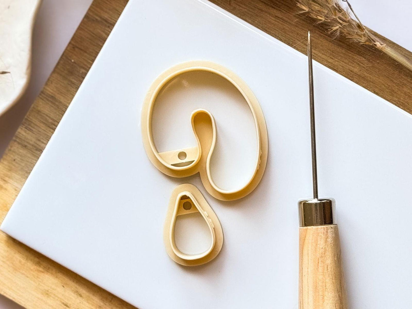 Abstract Clay Earring Cutter Set of 2 - Fabled Cutters
