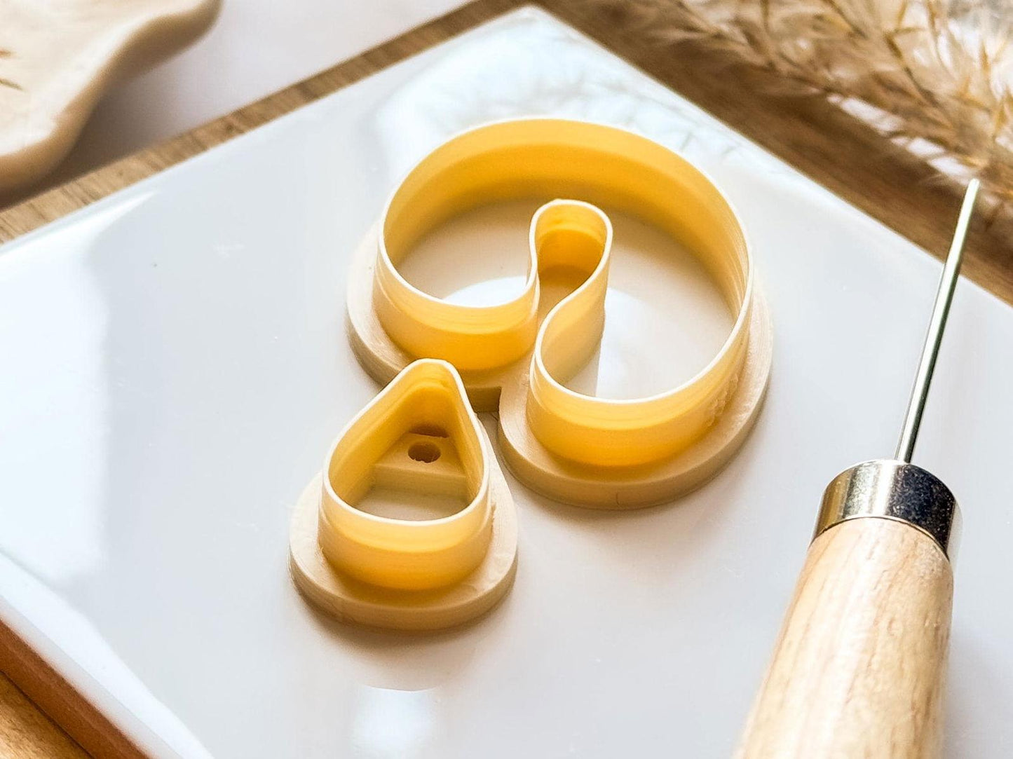 Abstract Clay Earring Cutter Set of 2 - Fabled Cutters