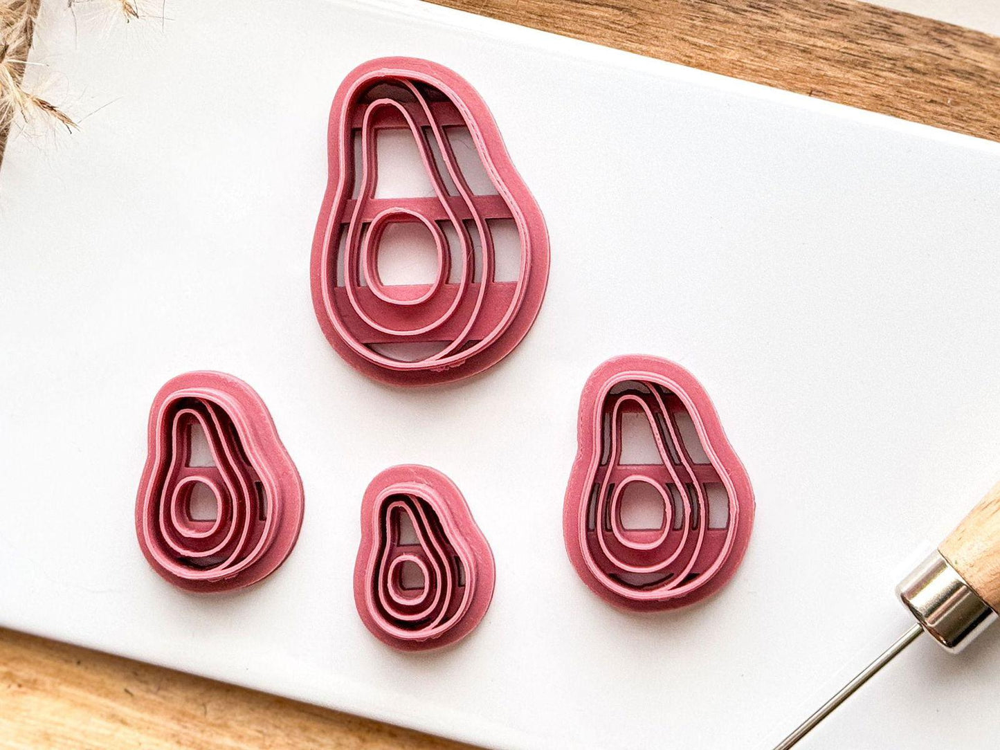Avocado Polymer Clay Cutter - Fabled Cutters