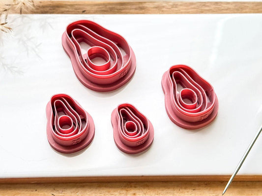 Avocado Polymer Clay Cutter - Fabled Cutters