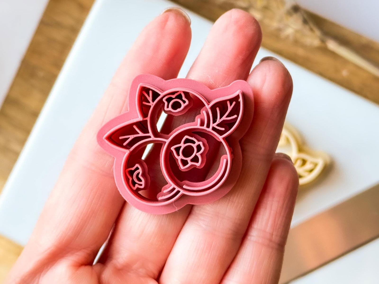 Blueberry Polymer Clay Cutter - Fabled Cutters