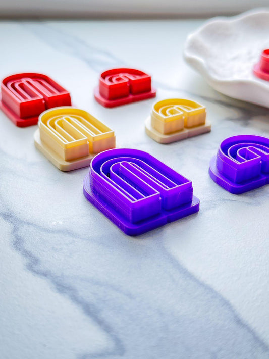 Boho Rainbow Clay Cutters (Set of 2) - Fabled Cutters