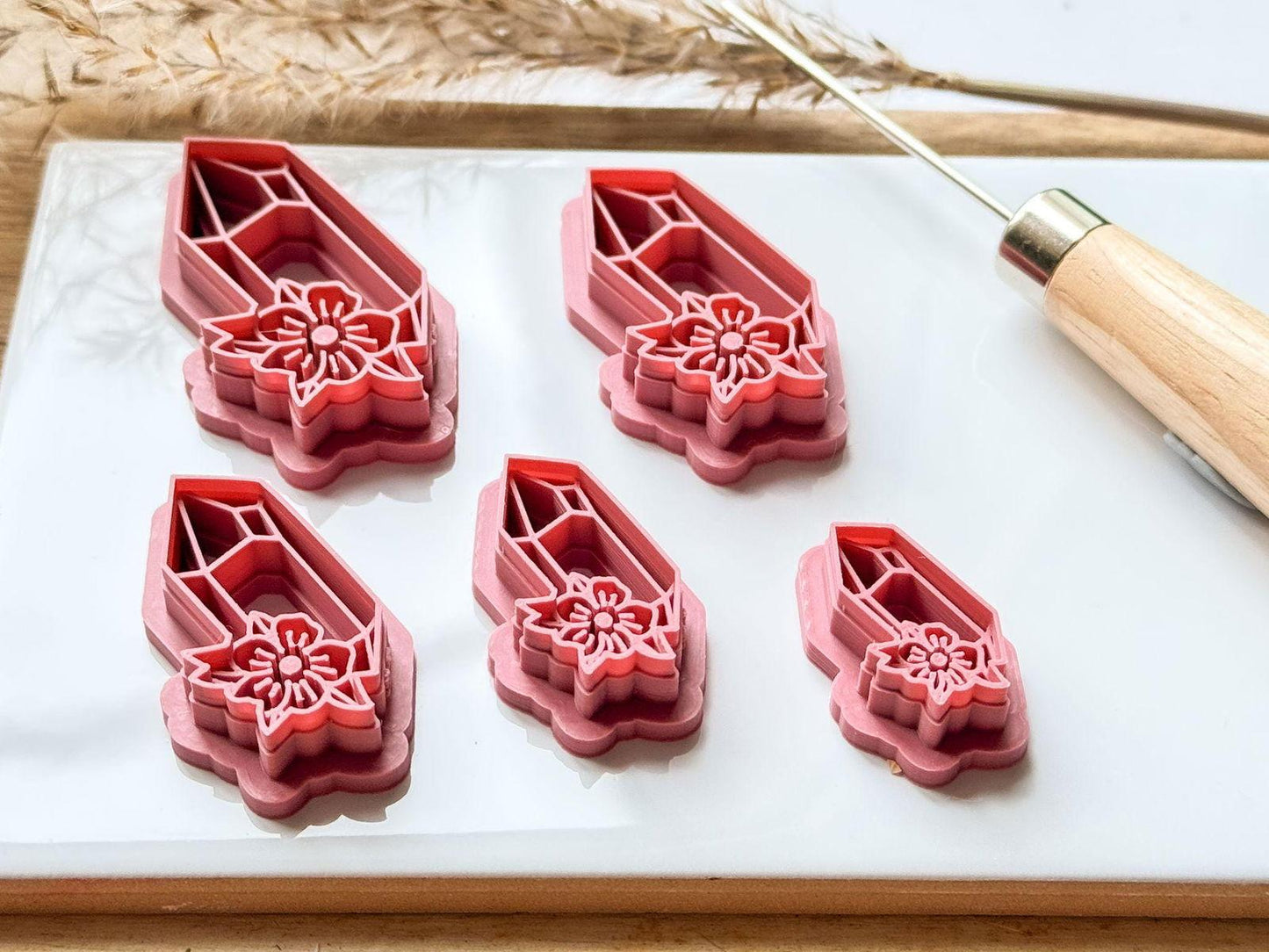 Celestial Crystal Clay Cutter with Flower - Fabled Cutters
