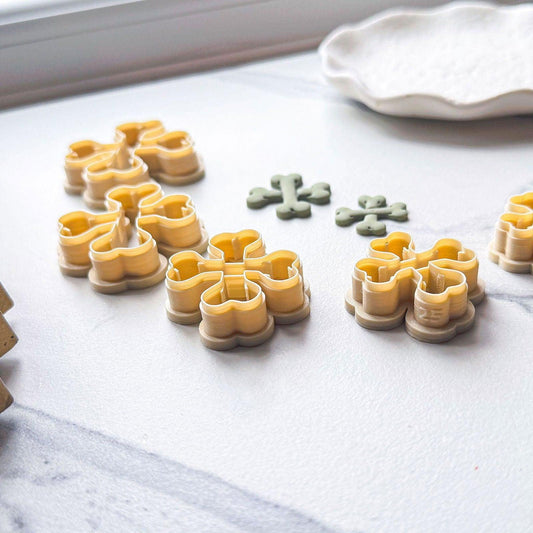 Crossed Bones Polymer Clay Cutter - Fabled Cutters