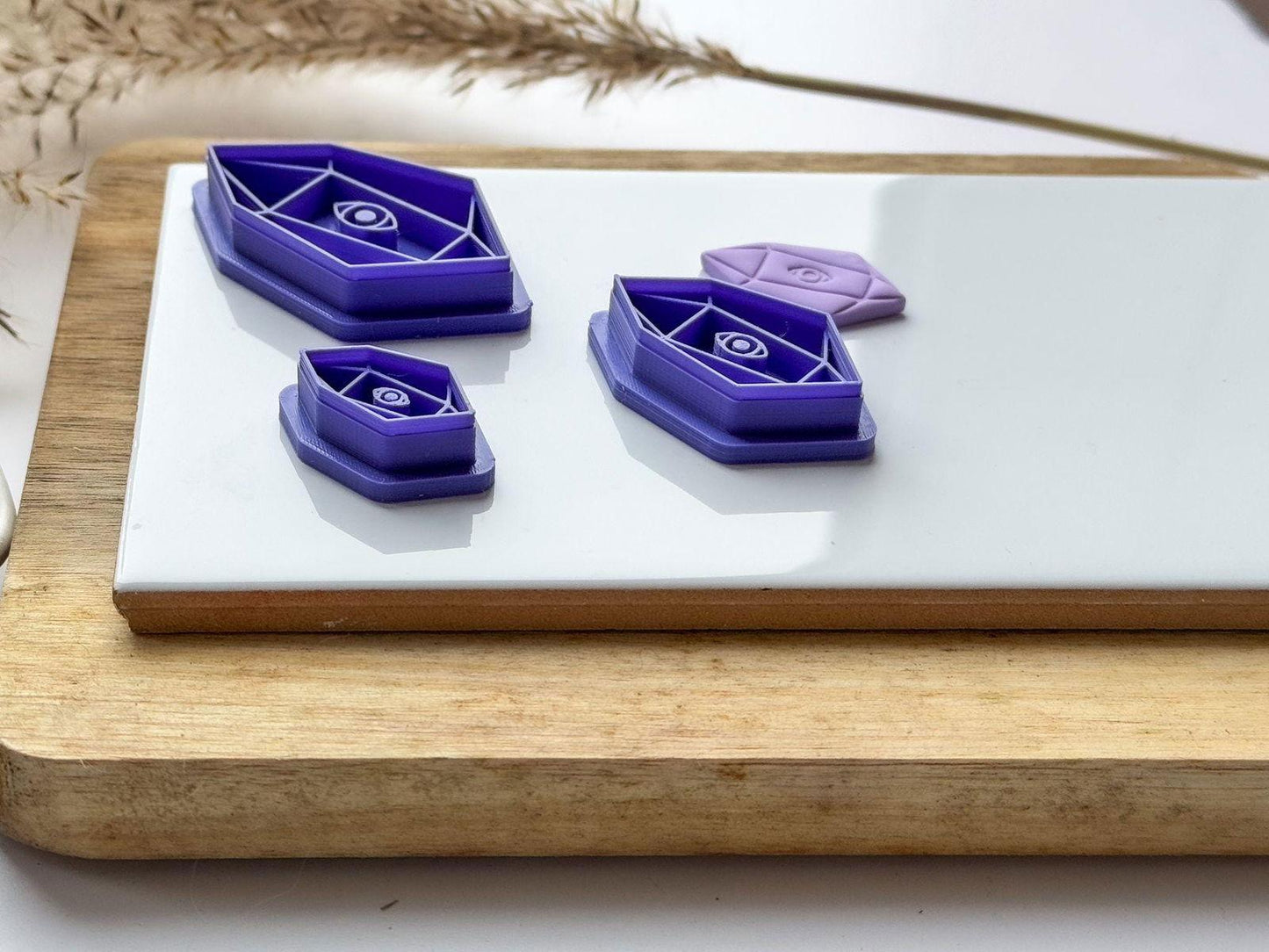 Crystal Clay Cutter with Eye Imprint - Fabled Cutters