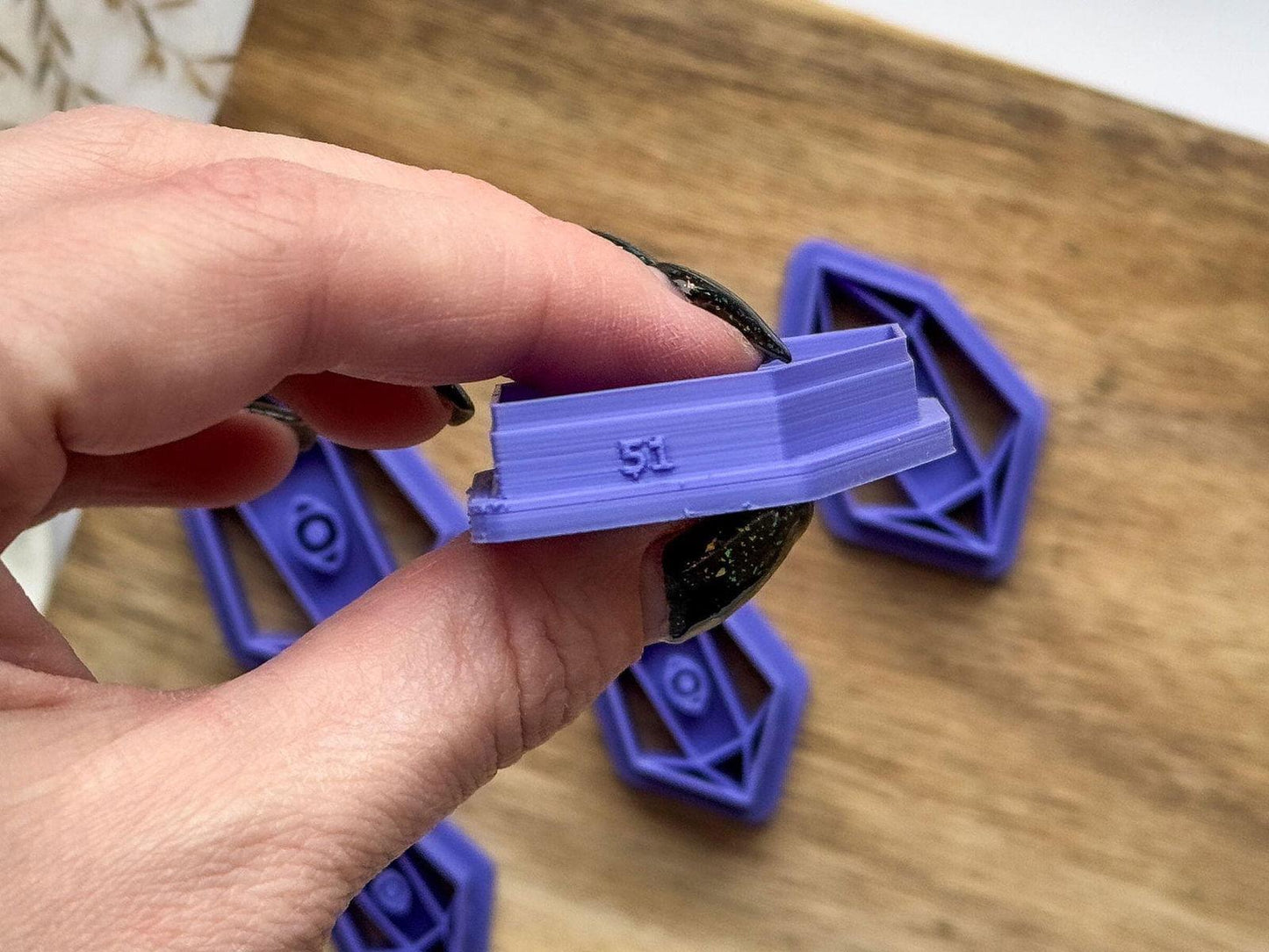 Crystal Clay Cutter with Eye Imprint - Fabled Cutters
