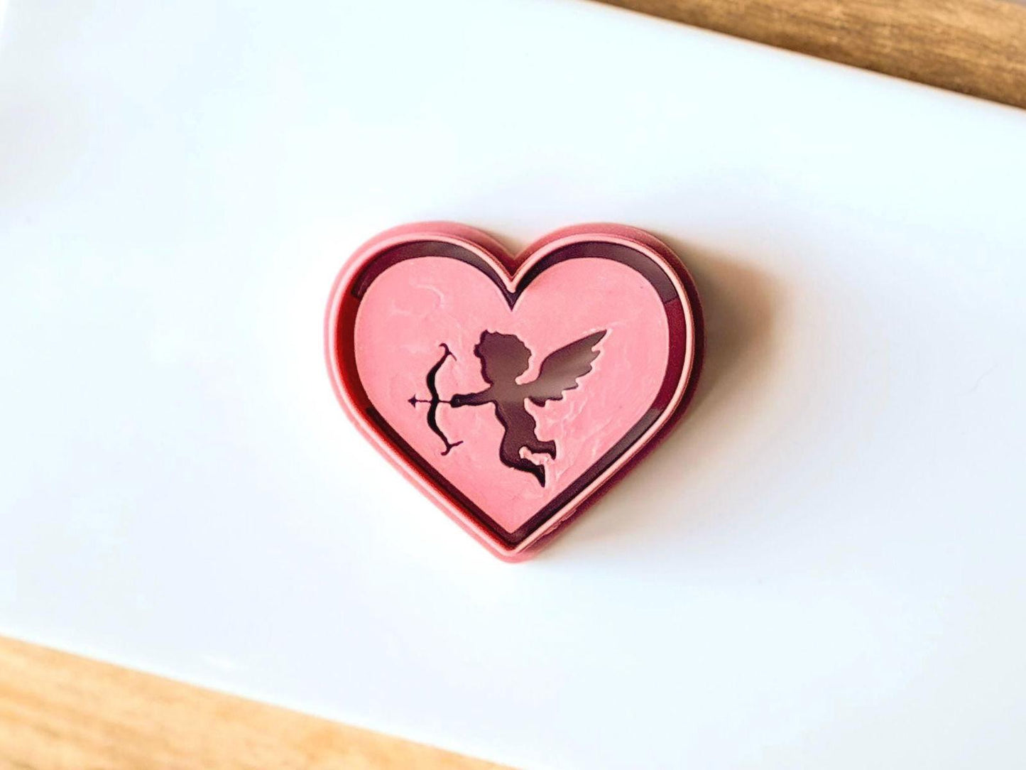Cupid Polymer Clay Cutter - Embossed - Fabled Cutters
