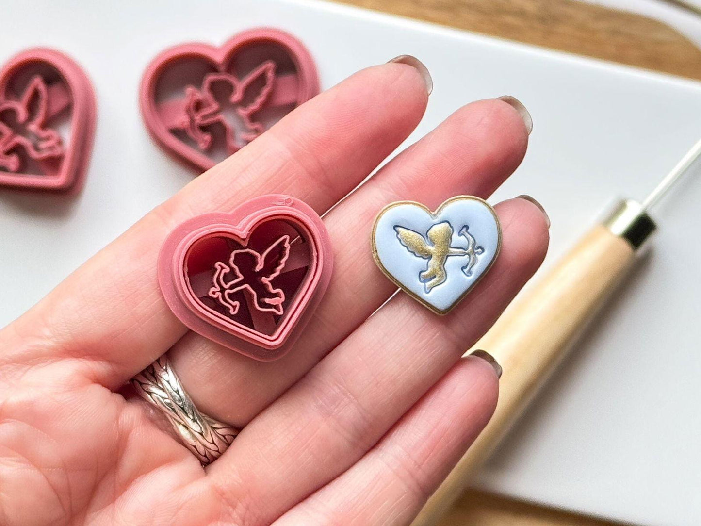 Cupid Polymer Clay Cutter - Imprint - Fabled Cutters