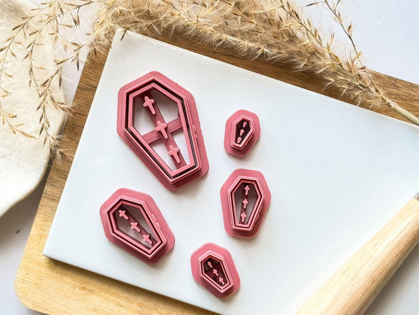 Cursed Coffin Polymer Clay Cutter - Fabled Cutters