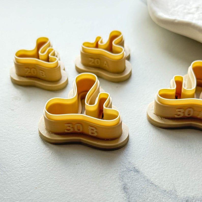 Drips polymer clay cutter - Set of 2 - Fabled Cutters