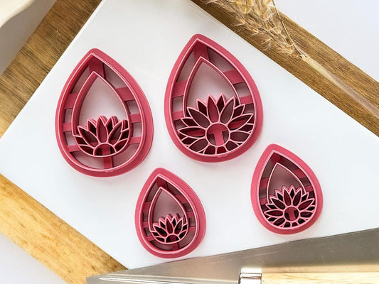 Floral Clay Earring Cutter Set of 2 - Fabled Cutters