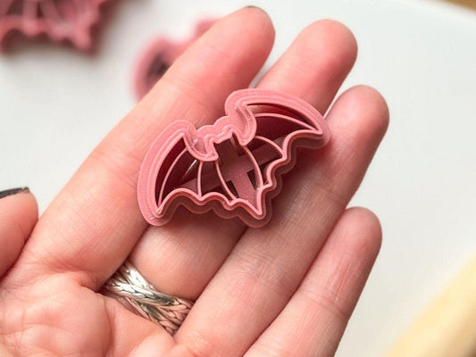 Flying Bat Shaped Polymer Clay Cutter - Fabled Cutters