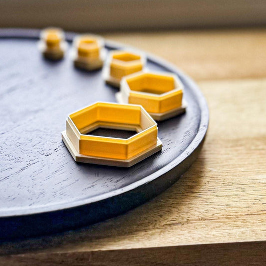 Hexagon Polymer Clay Cutter - Fabled Cutters