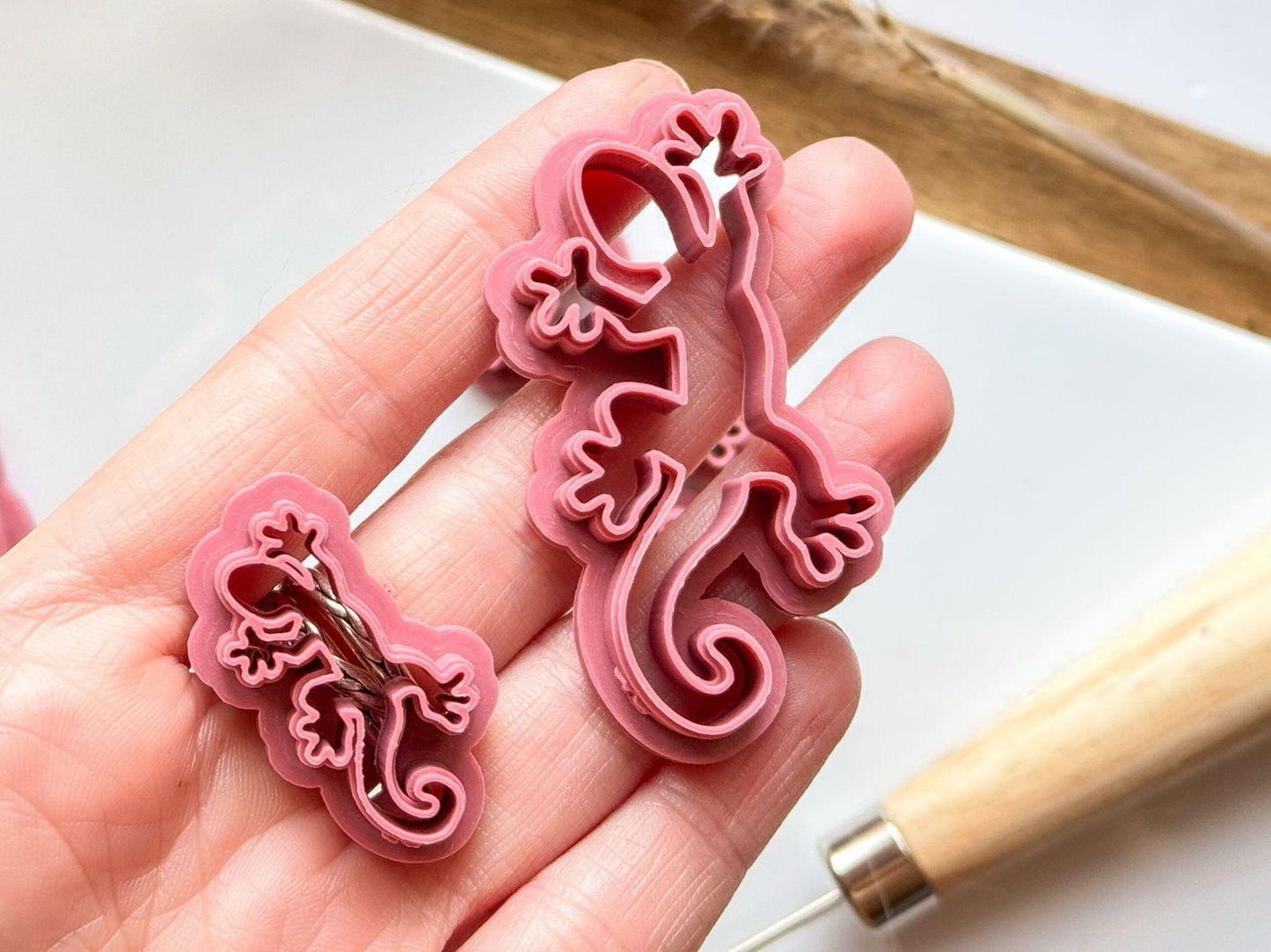 Lizard Polymer Clay Cutter - Fabled Cutters