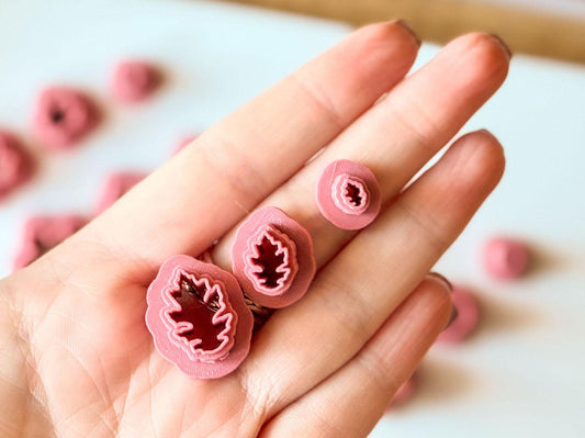 Micro Leaf Clay Cutters, set of 18 - Fabled Cutters