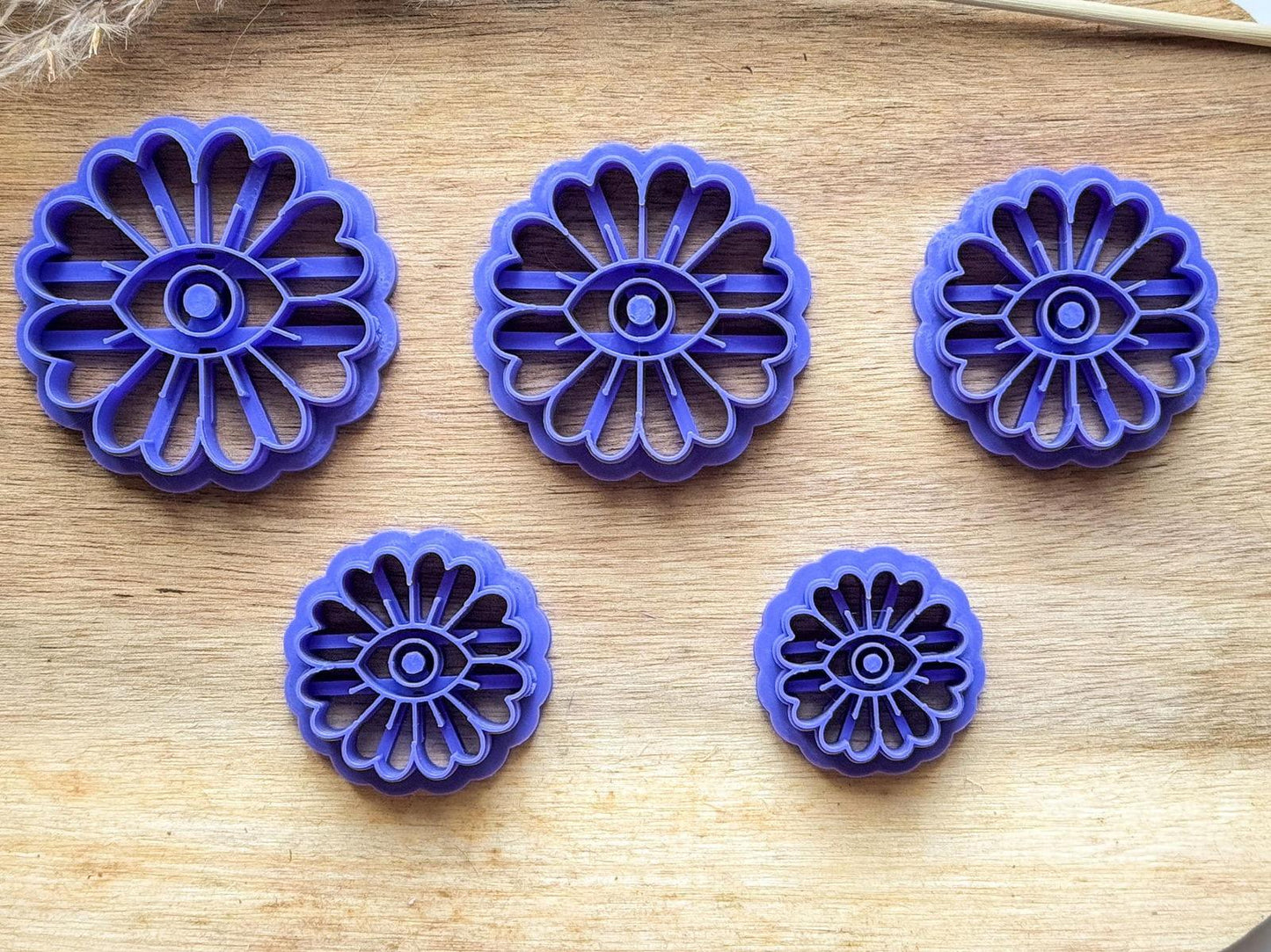 Mystical flower polymer clay cutter - Fabled Cutters