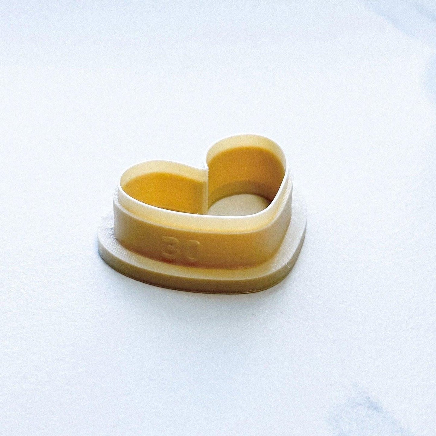 Organic heart shaped clay cutters - Fabled Cutters