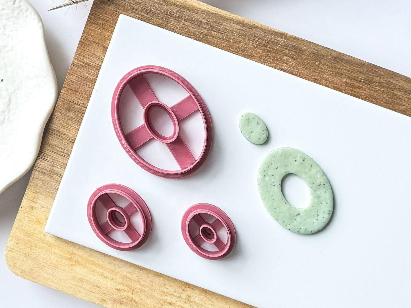 Oval Donut Clay Cutter - Fabled Cutters
