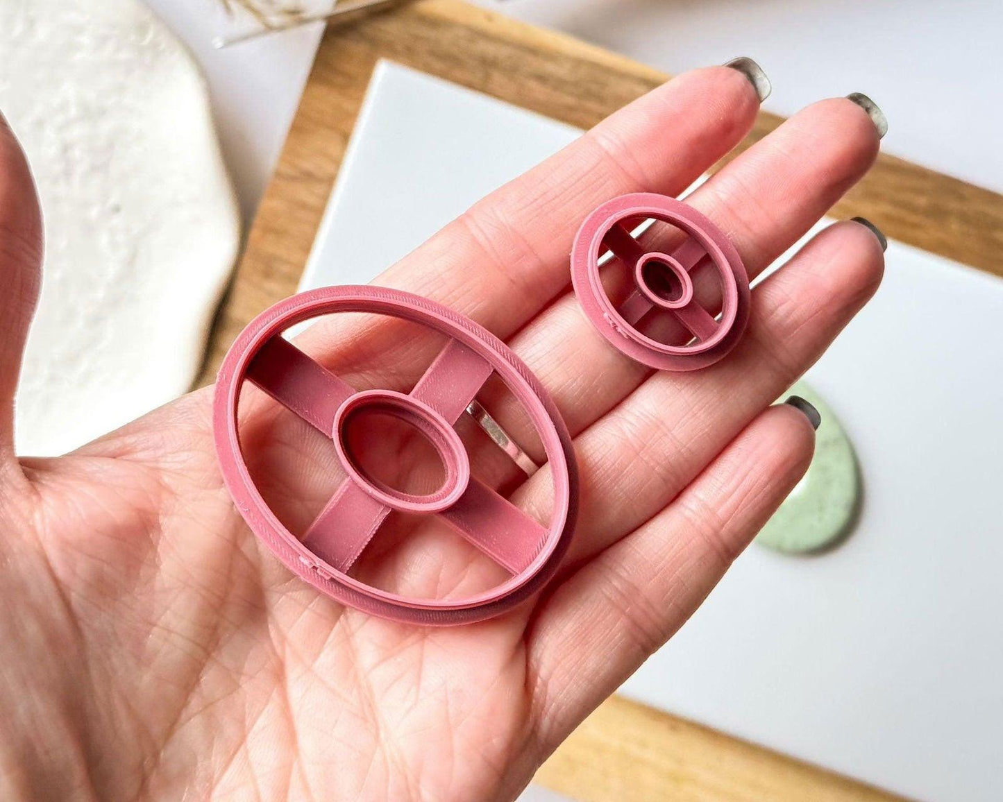 Oval Donut Clay Cutter - Fabled Cutters