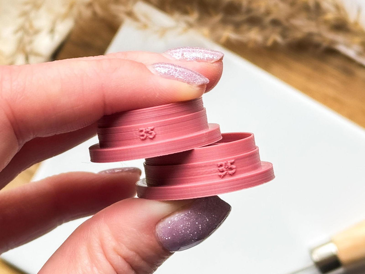 Oval Floral Clay Cutters x 2 - Fabled Cutters