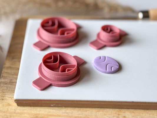 Oval Stud Polymer Clay Cutter - Fabled Cutters