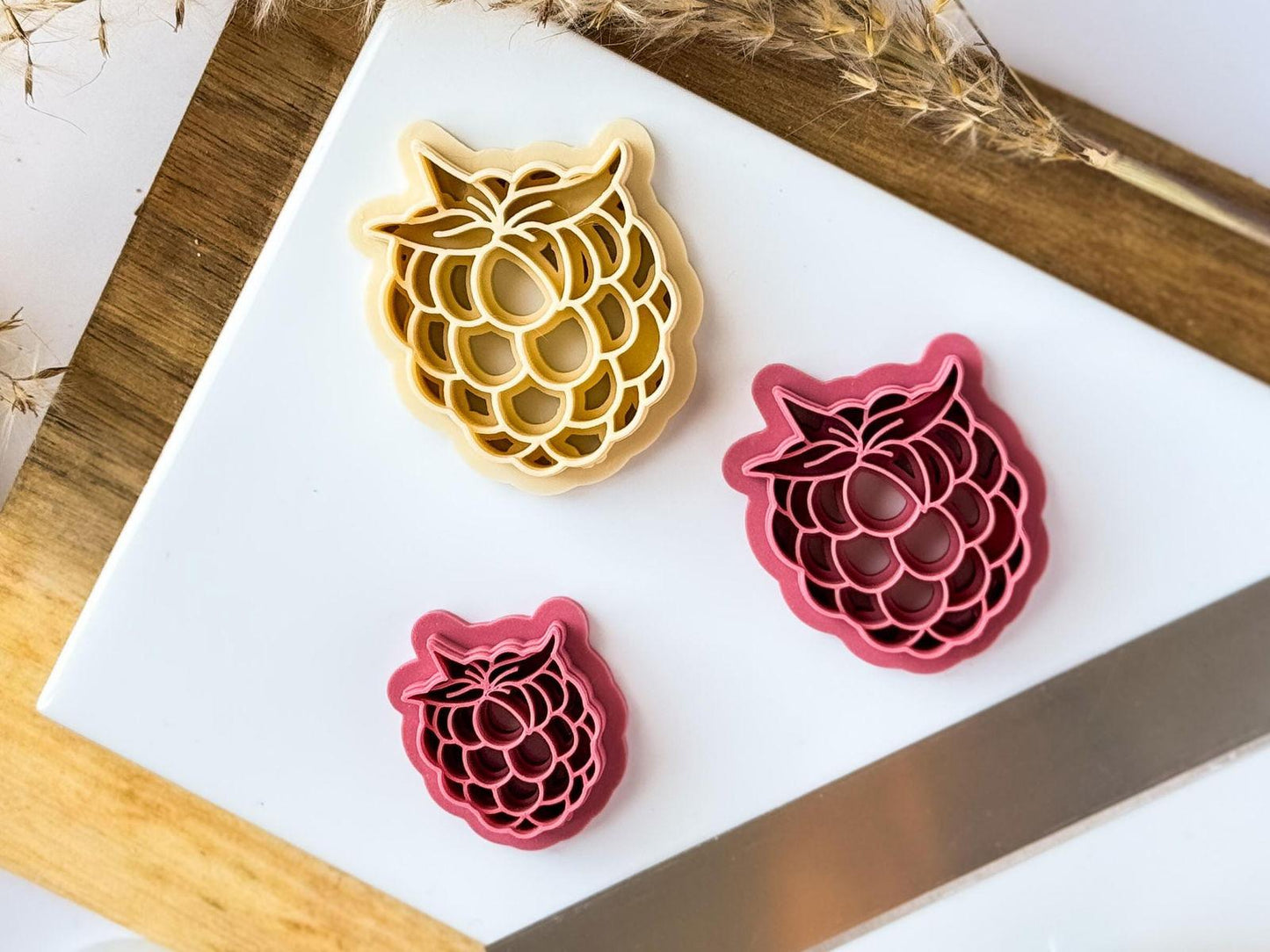 Raspberry Polymer Clay Cutter - Fabled Cutters