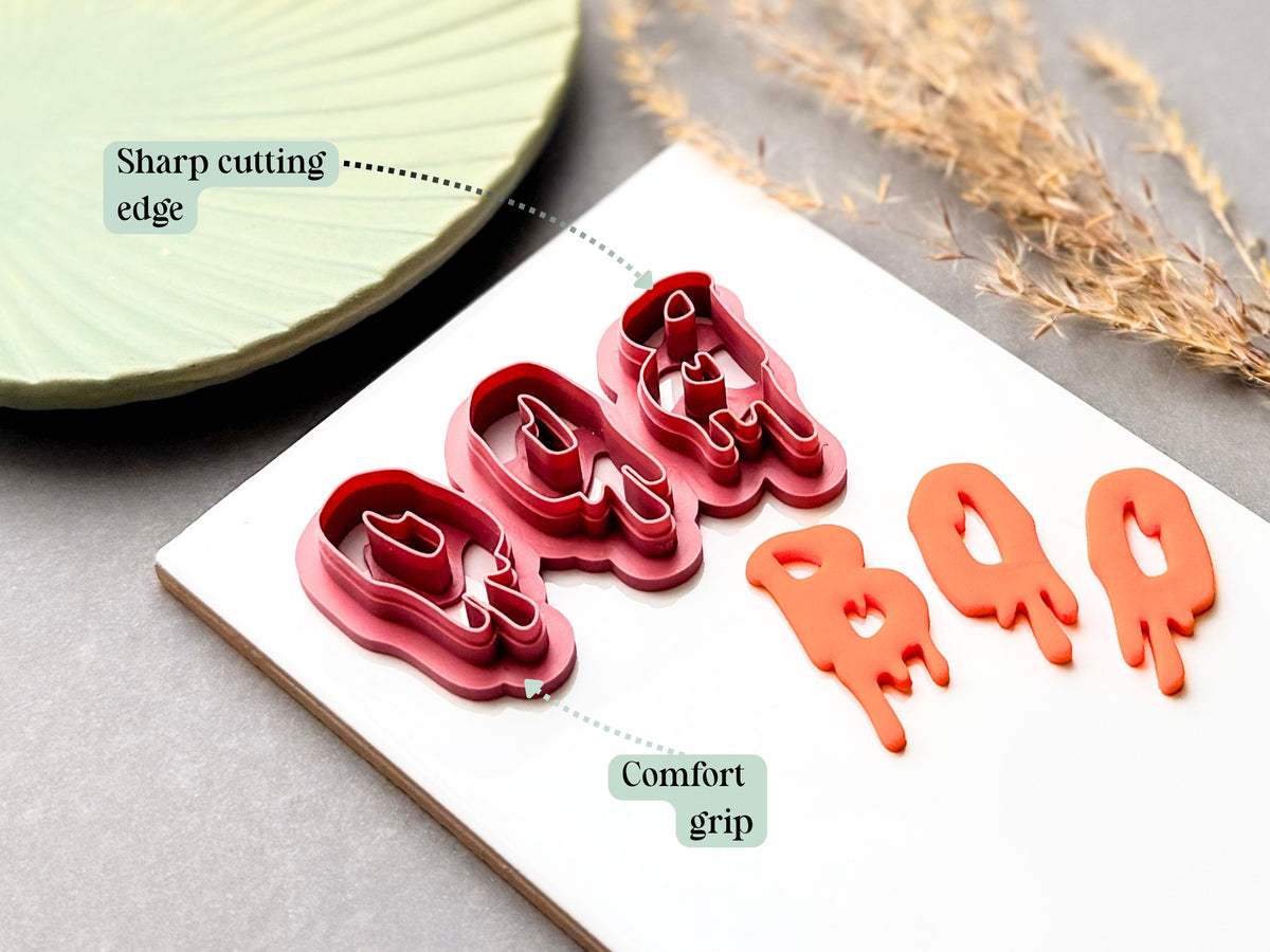 Halloween Dripping Boo Cutter