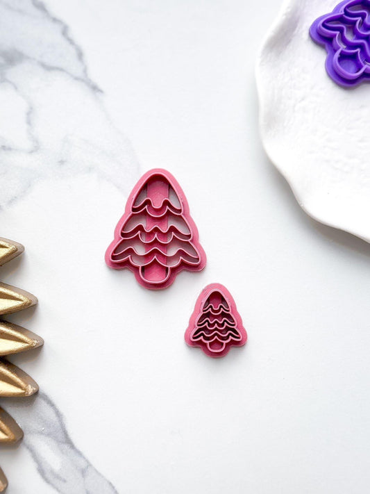 Snowy Christmas Tree Clay Cutter - Fabled Cutters