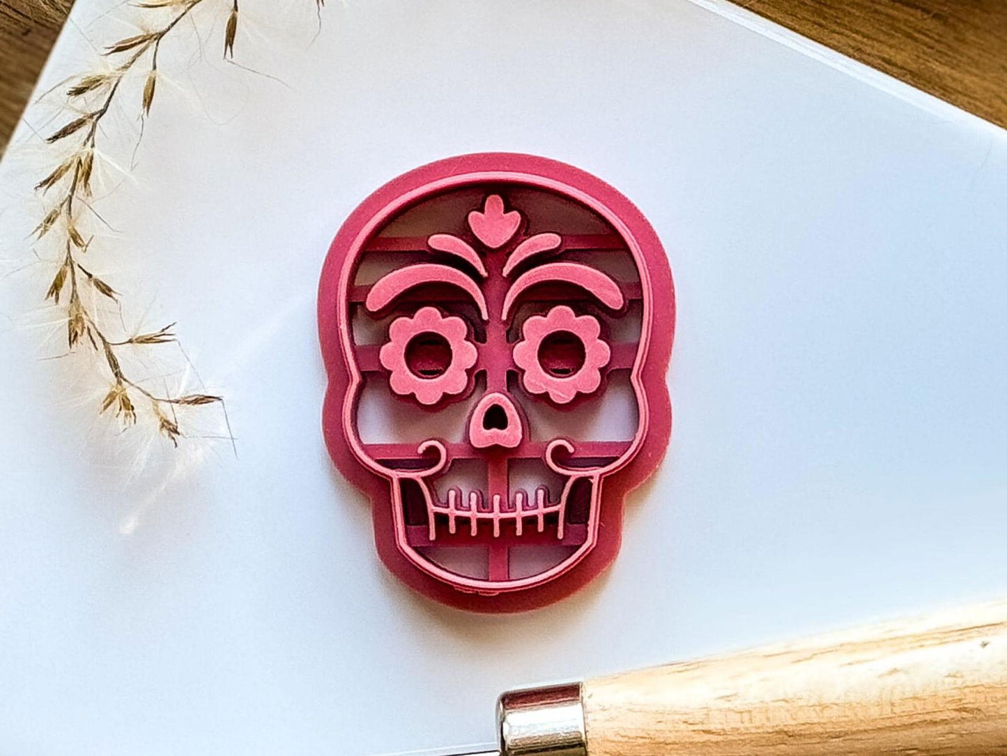 Sugar Skull Clay Cutter - Fabled Cutters