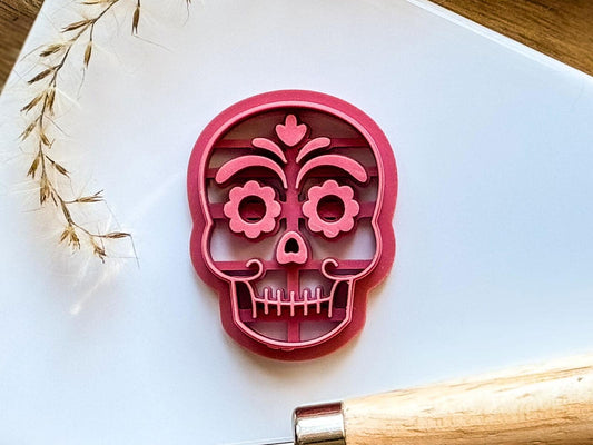 Sugar Skull Clay Cutter - Fabled Cutters