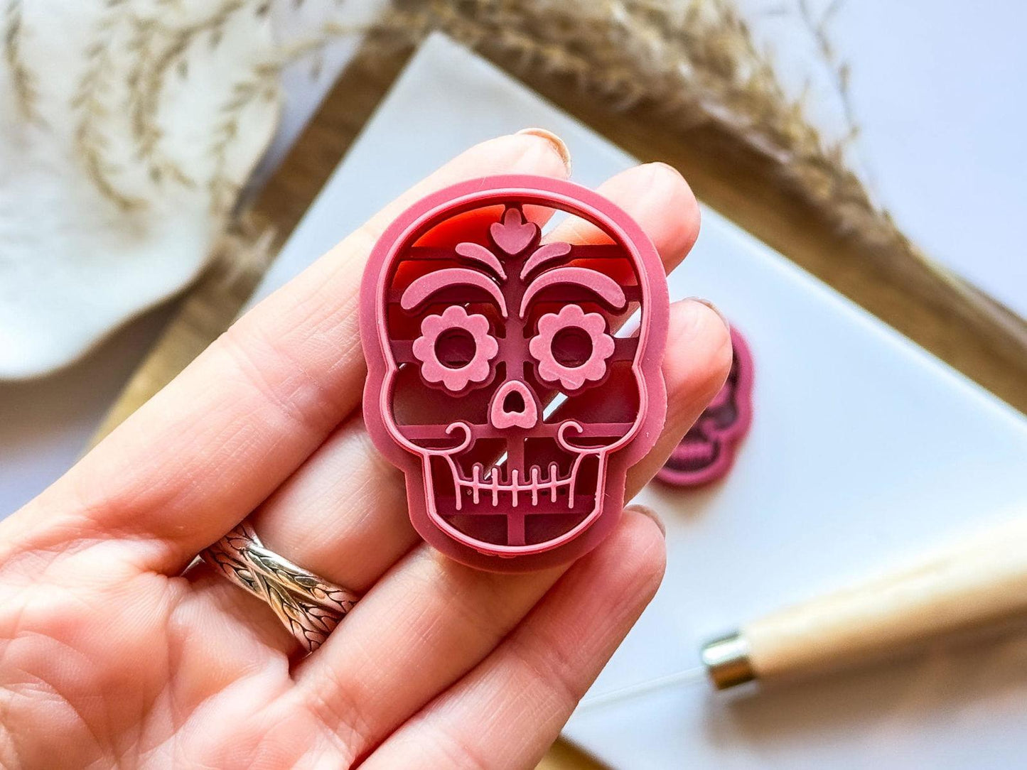 Sugar Skull Clay Cutter - Fabled Cutters