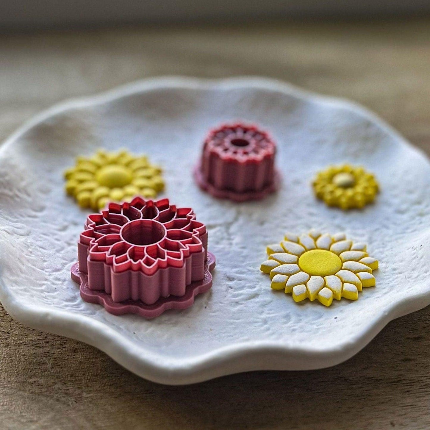 Sunflower Polymer Clay Cutters - Fabled Cutters