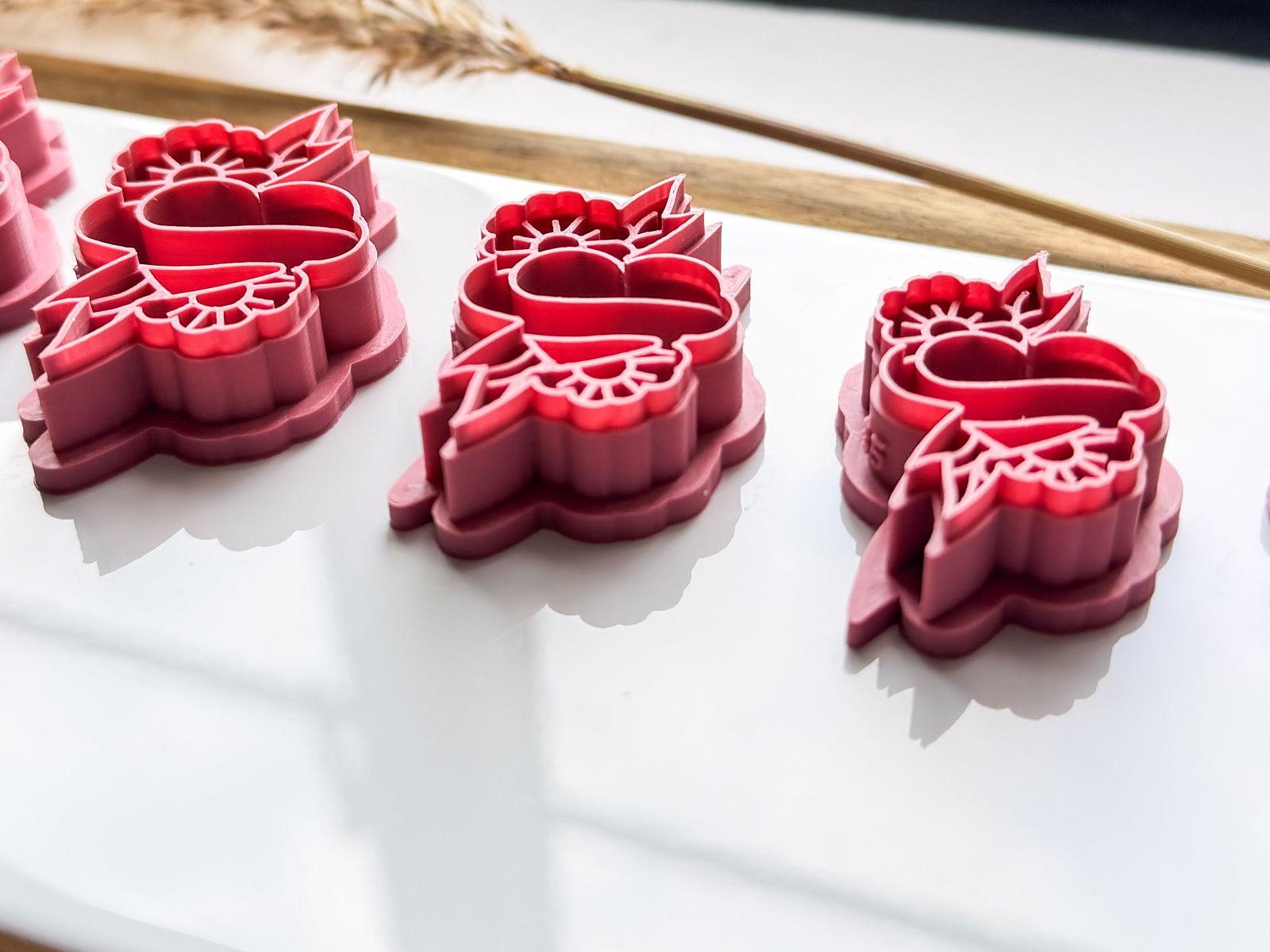 Traditional Heart Tattoo Clay Cutter - Fabled Cutters