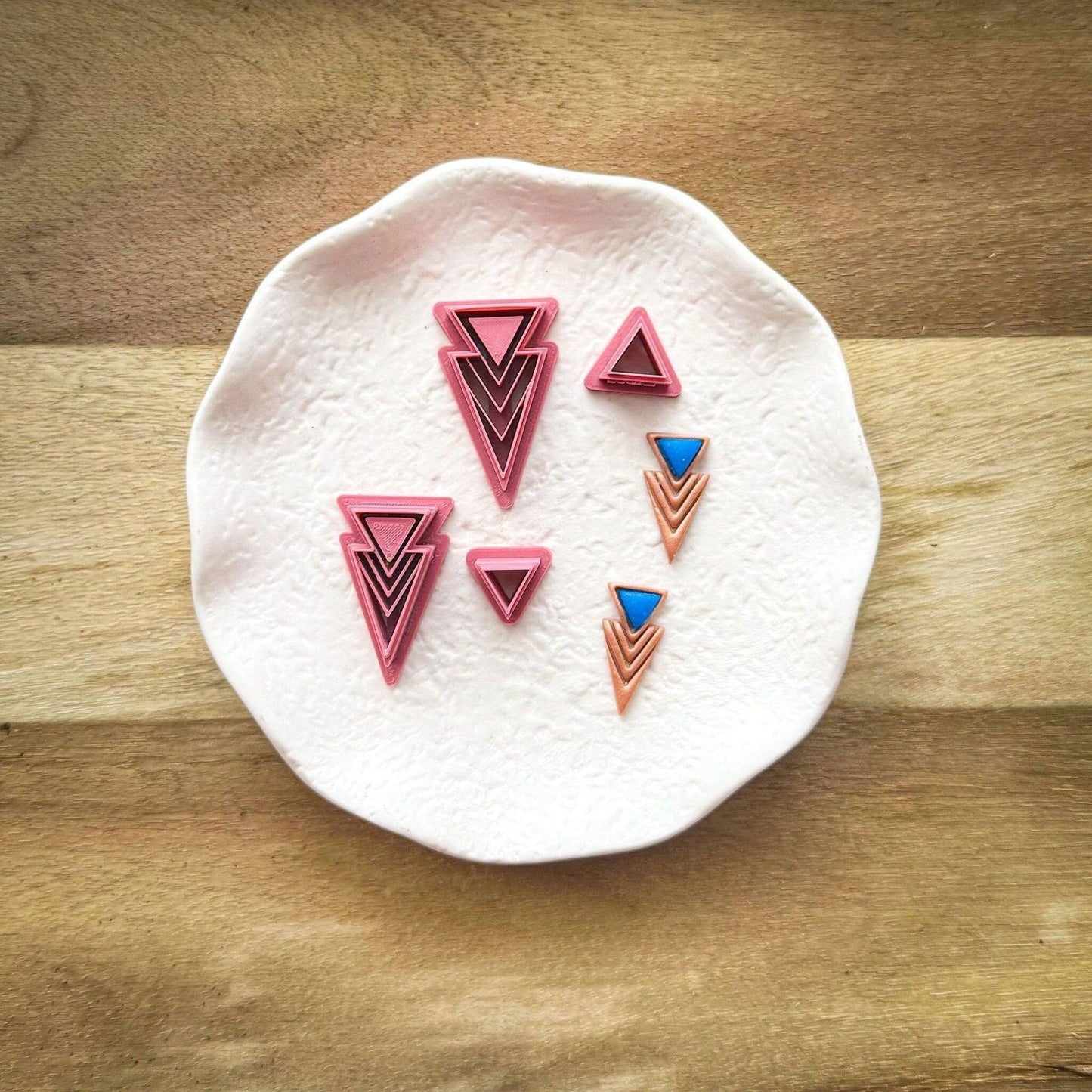 Tribal Style Inlay Polymer Clay Cutter Set - Fabled Cutters