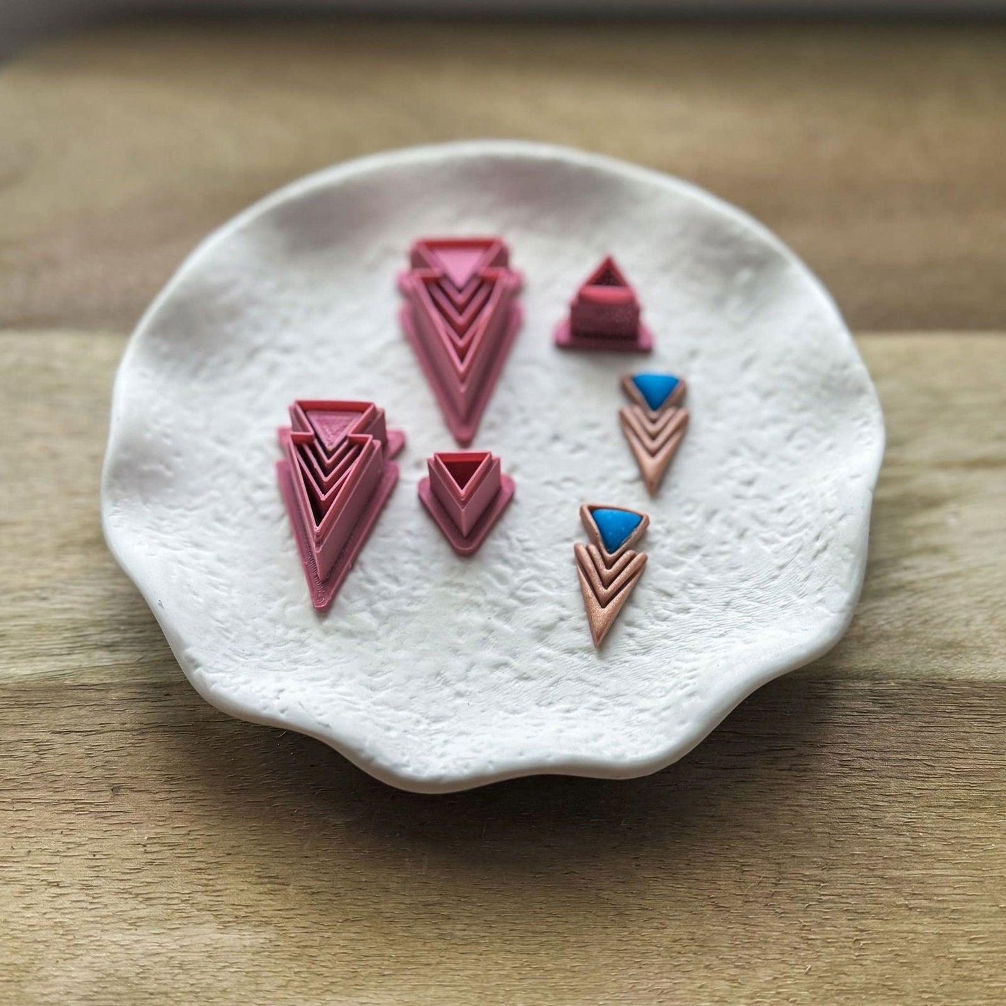 Tribal Style Inlay Polymer Clay Cutter Set - Fabled Cutters