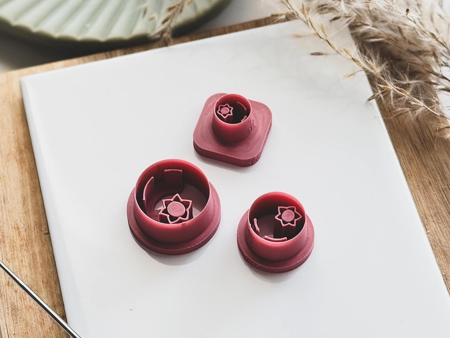 Small Blueberry Clay Cutters, Small berry shaped cutters for polymer clay, silver clay, and more! 3D printed in the UK-Micro Clay Cutters