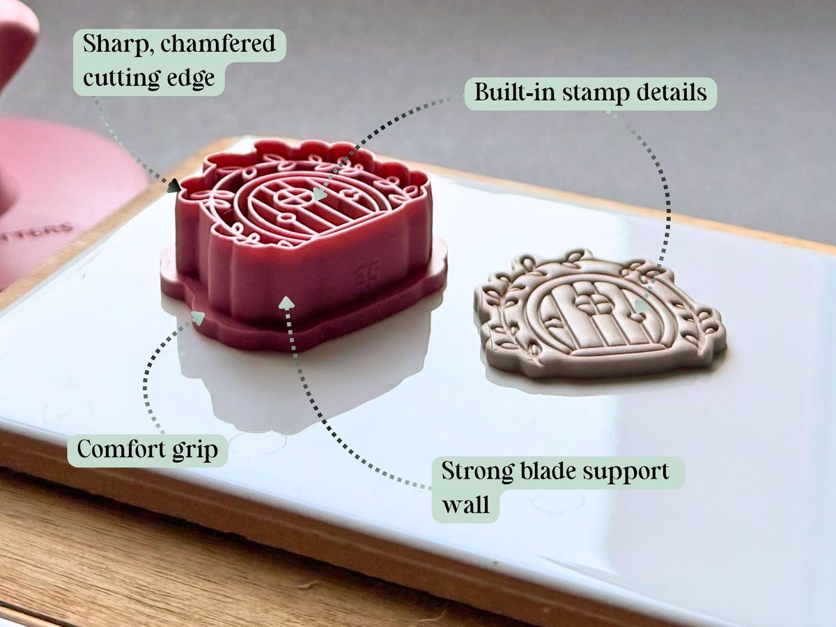 Fairy Door Polymer Clay Cutter, Leafy Arch Design, Various Sizes Available-Autumn Clay Cutters