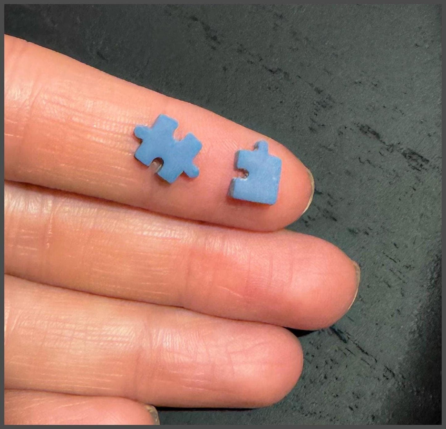 Polymer clay puzzle pieces 1cm