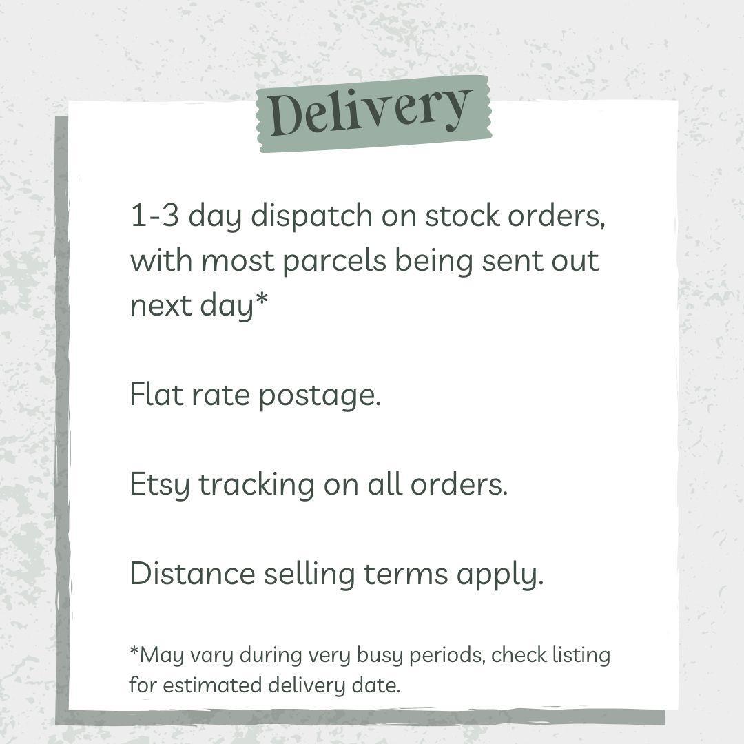 Fabled Cutters Delivery Info