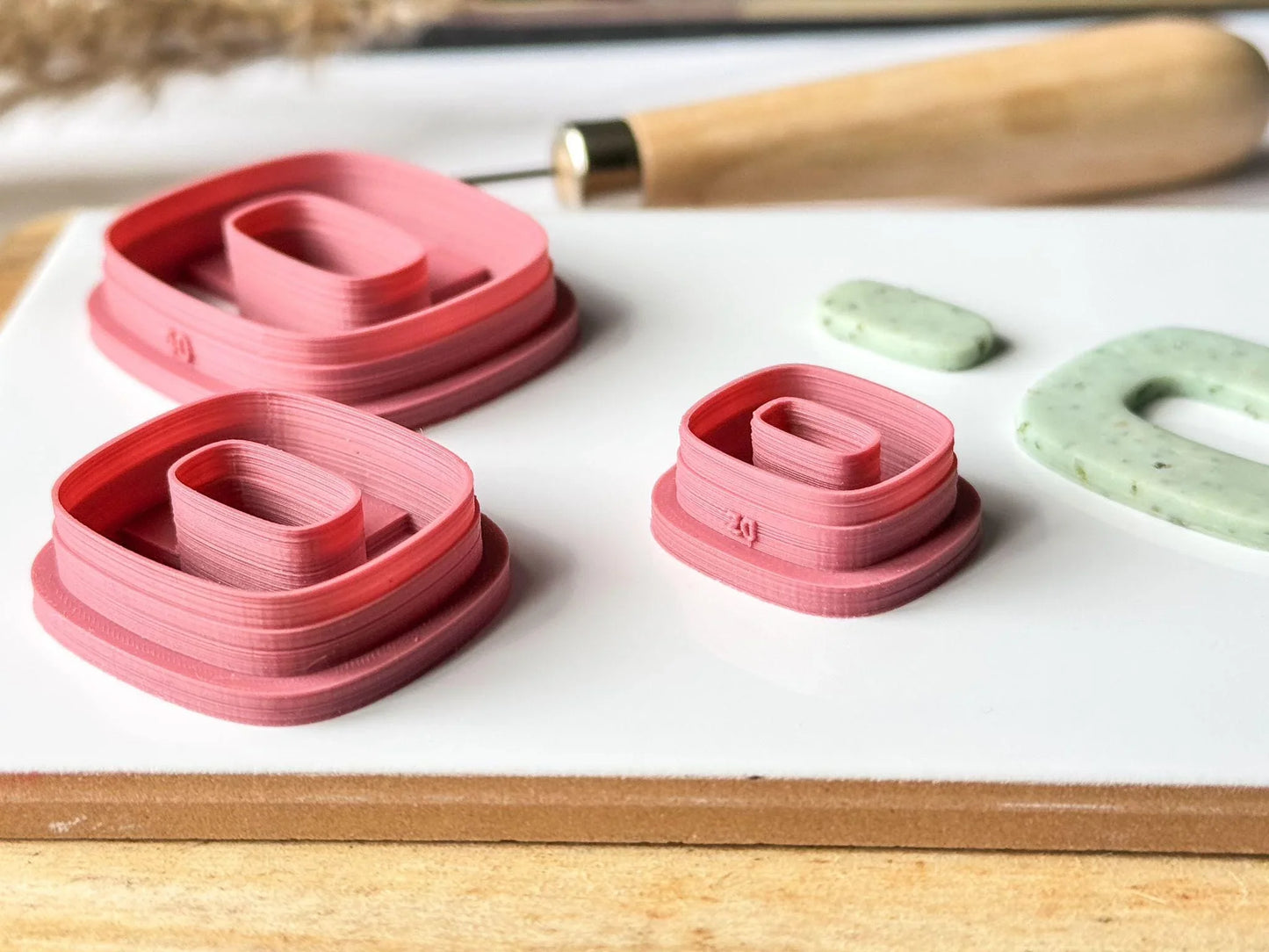 Rectangle Donut Clay Cutter-Boho Style Cutters