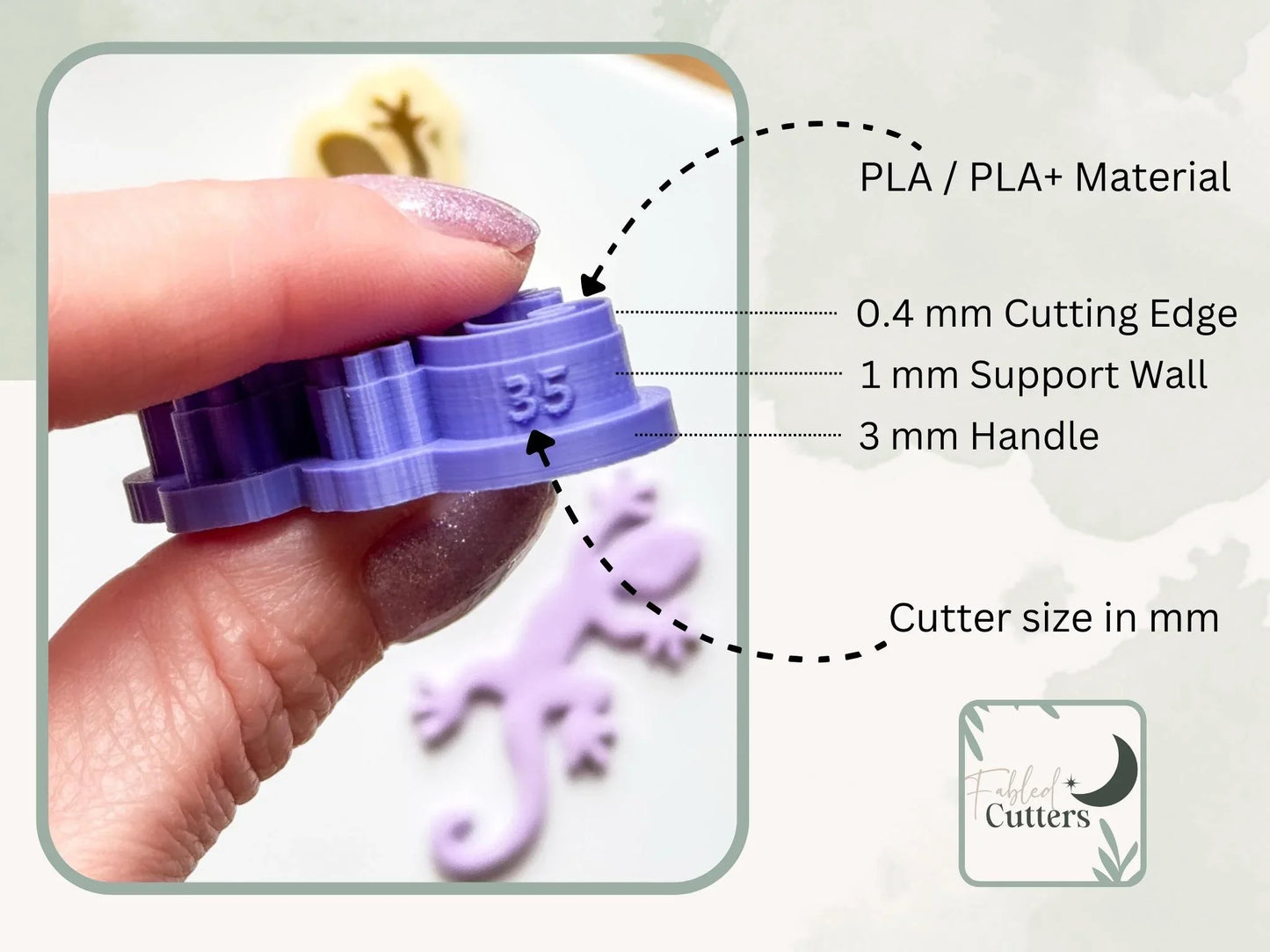 Pentagram Star Clay Cutter-Gothic / Alt Cutters