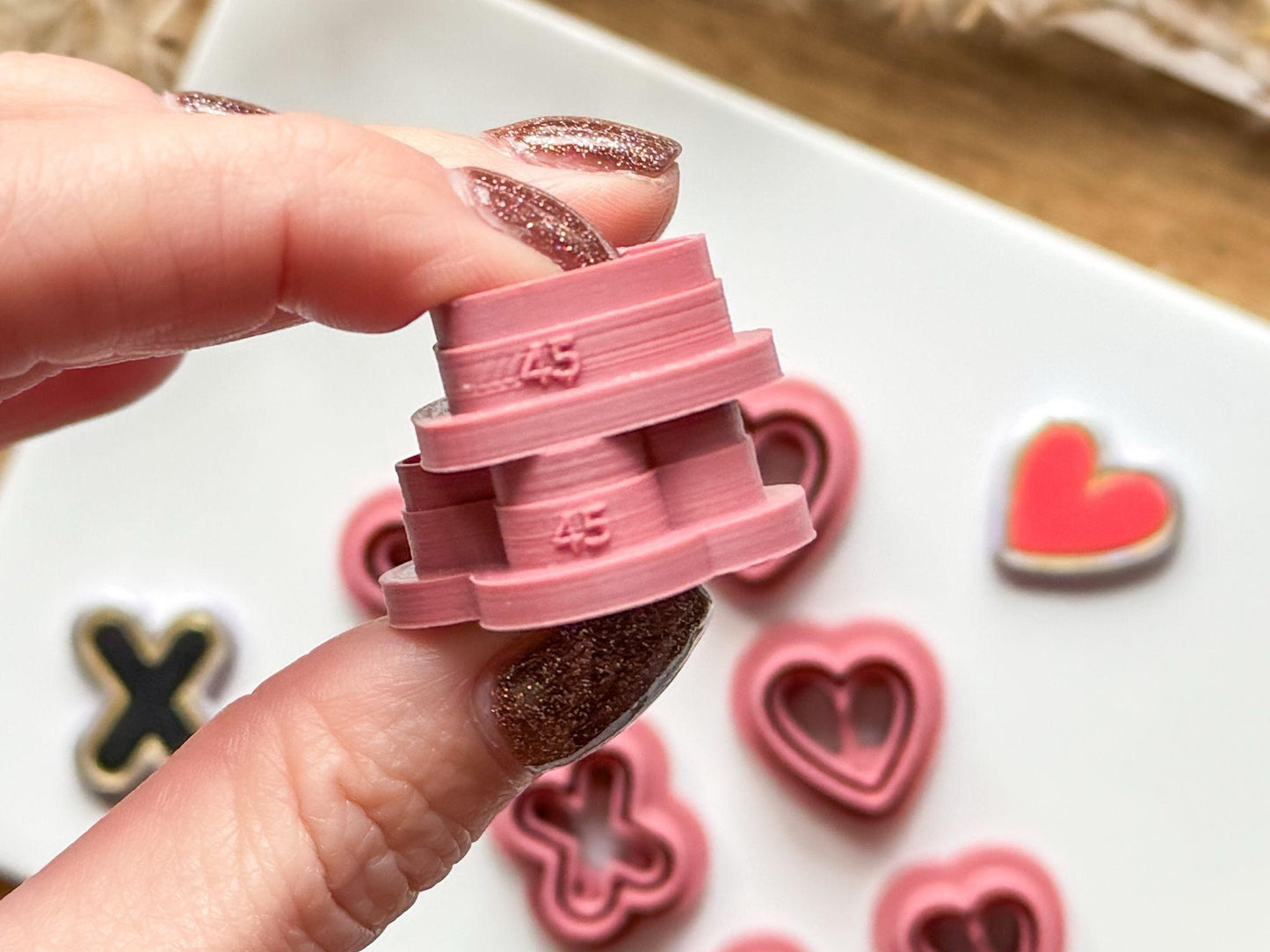Sized clay cutter