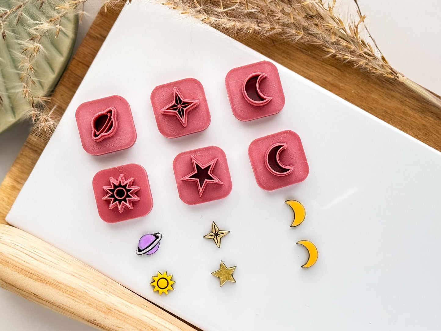Micro cutter set sun, moon, stars and planet
