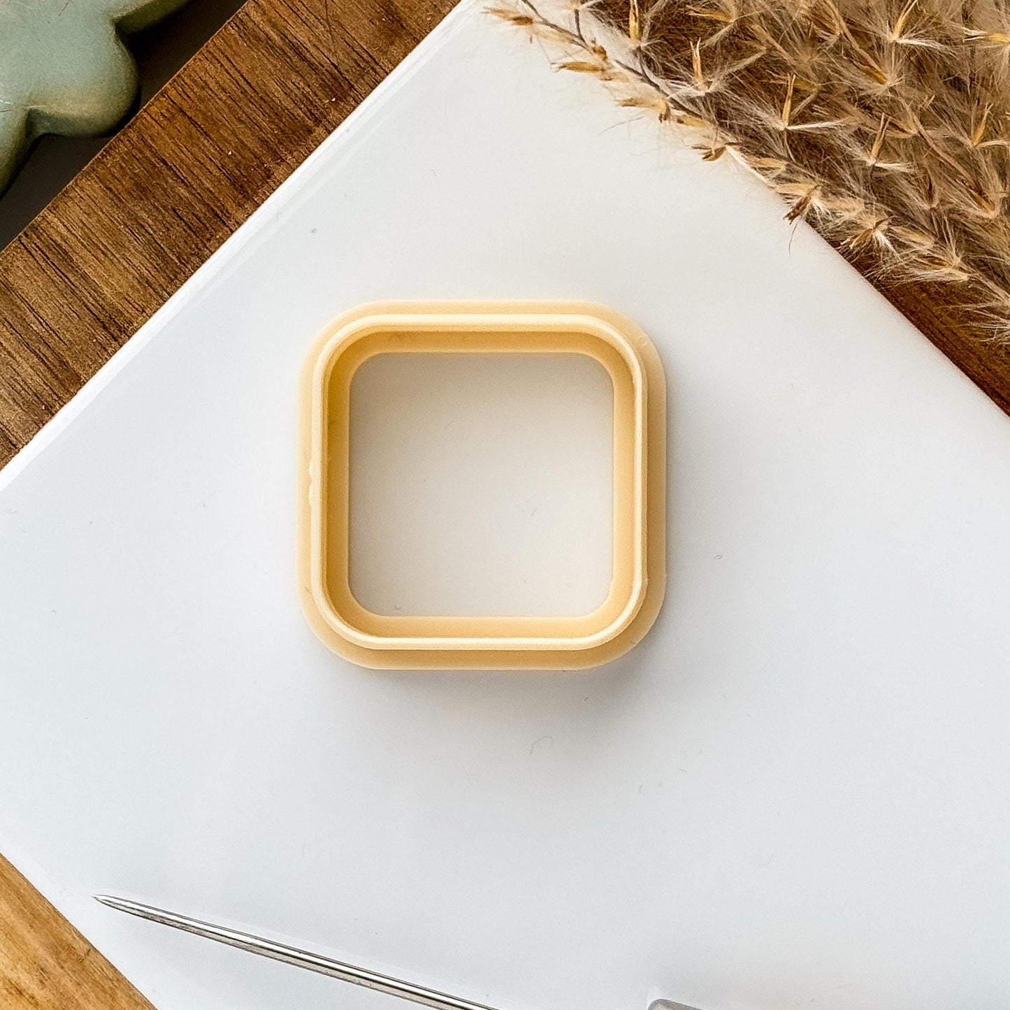 Rounded Square Clay Cutter, classic geometric shaped cutter for clay, simple square clay cutter, square with rounded corner cutter, UK made!-Basic Cutters