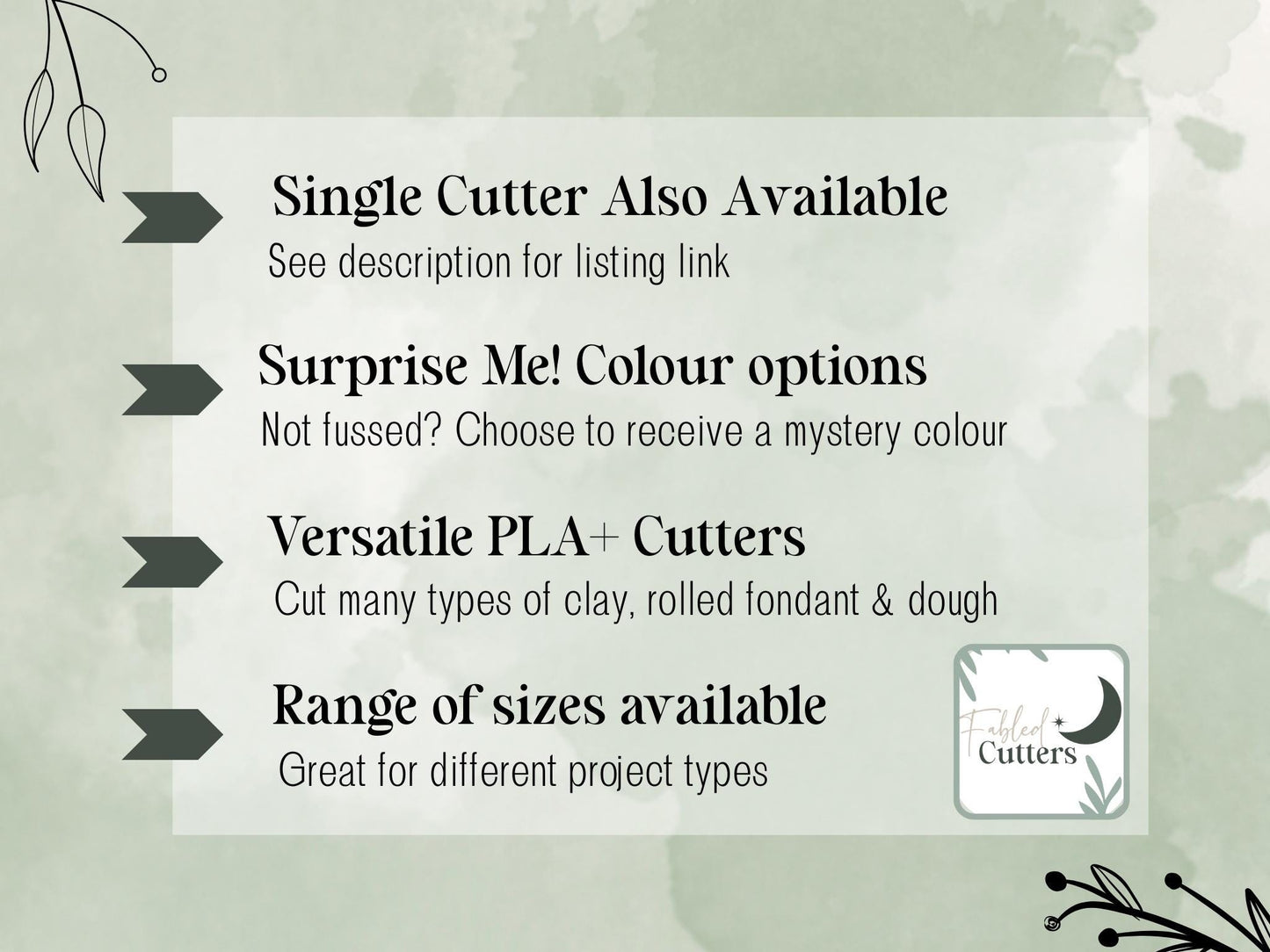 Palm Tree Clay Cutter Set: Tropical Summer Polymer Clay Tools-Summer Clay Cutters
